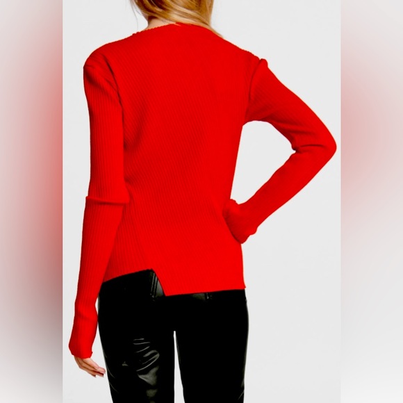 🆕 Rag & Bone Cherry Red Jade Sweater - Picture 5 of 5